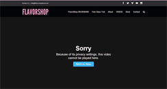 Desktop Screenshot of flavorshopdance.com